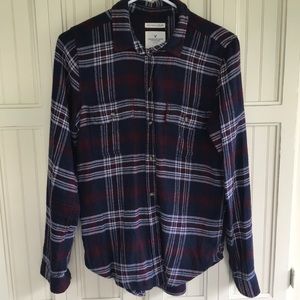 American Eagle Slim Fit Flannel, Size Small